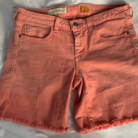 pilcro Pants - PILCRO Anthropologie salmon color shorts